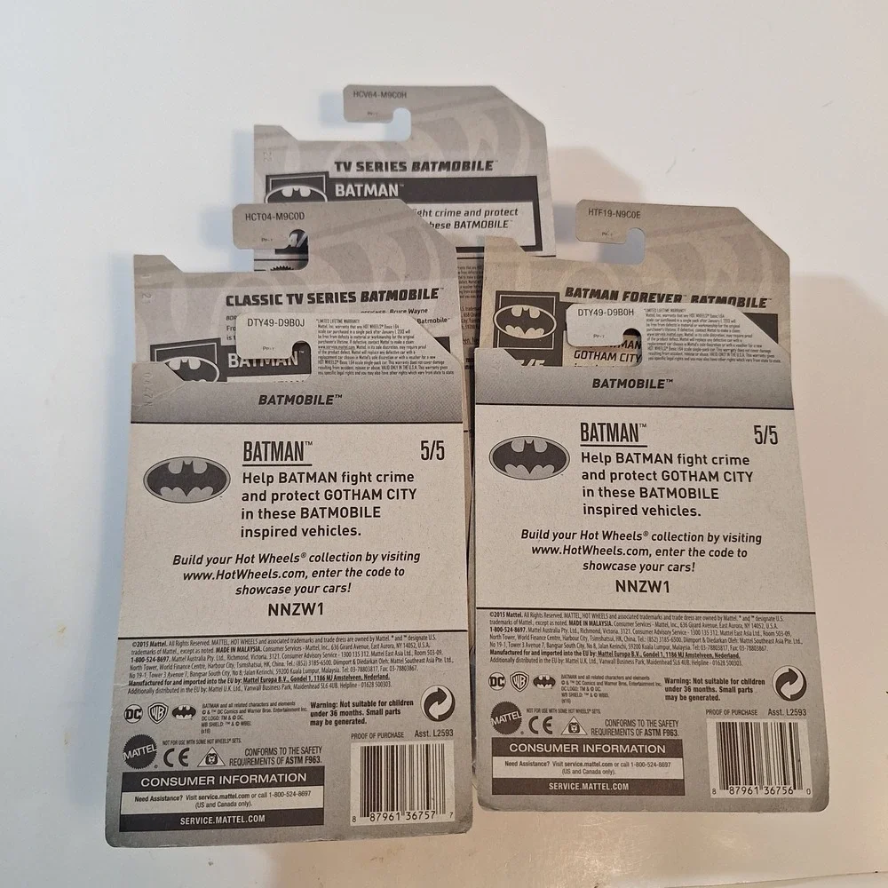 Hot Wheels Batman 5 Cars Not Perfect